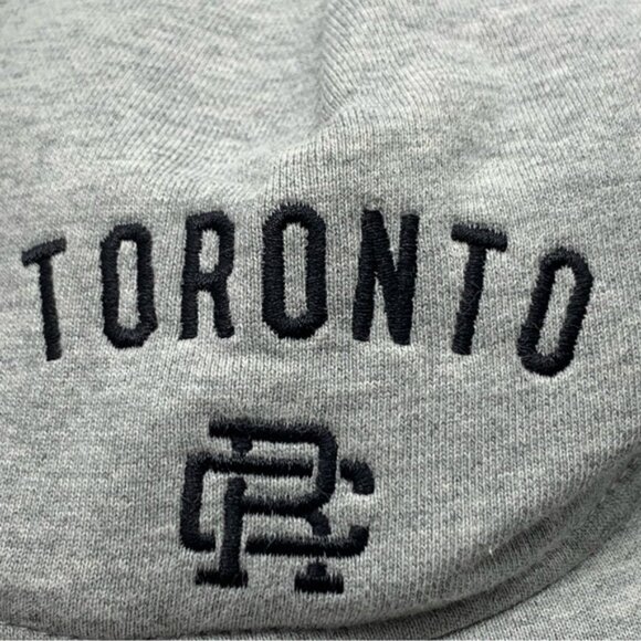REIGNING CHAMP Toronto Men’s Knit Mid Weight Terry 6 Panel Hat in Heather Grey main image 9